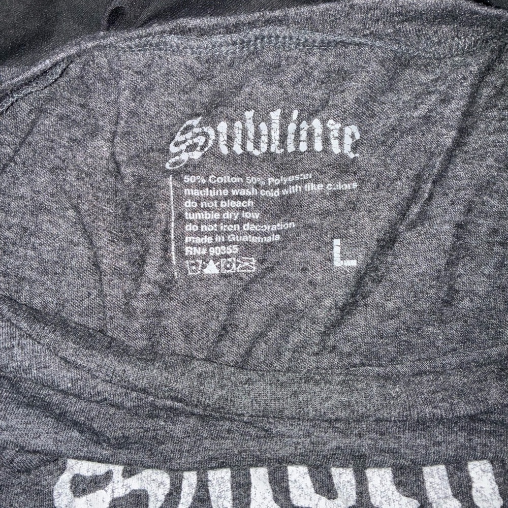 Sublime Sun Graphic Tee in Gray - Picture 3 of 4